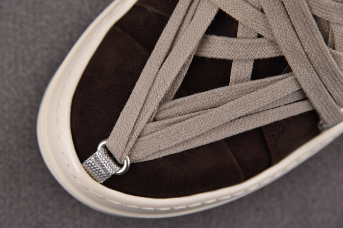 RICK 0WENS SNEAKERS(BROWN RED)