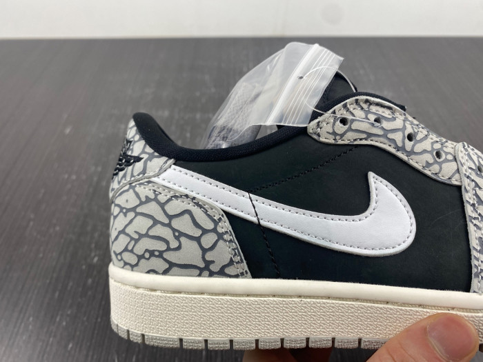 Air Jordan 1 Retro Low OG Black Cement - CZ0790-001