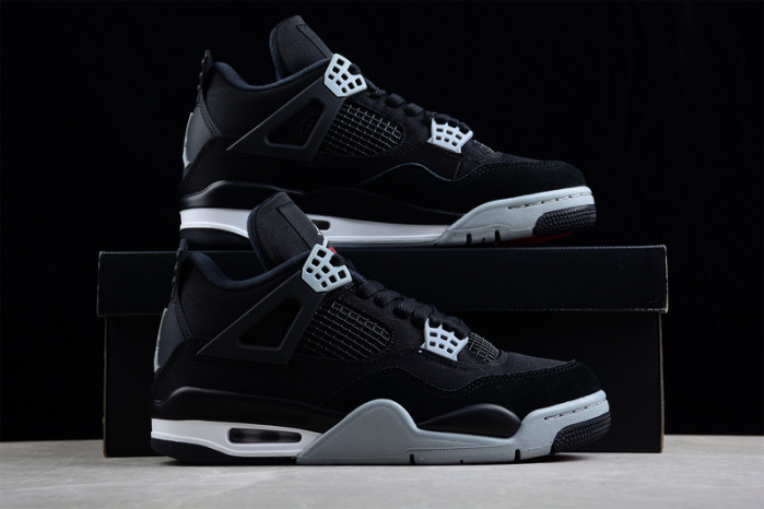 Air Jordan 4 "Black Canvas" DH7138-006