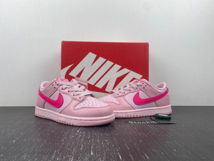 Nike Dunk Low Triple Pink (PS) - DH9756-600