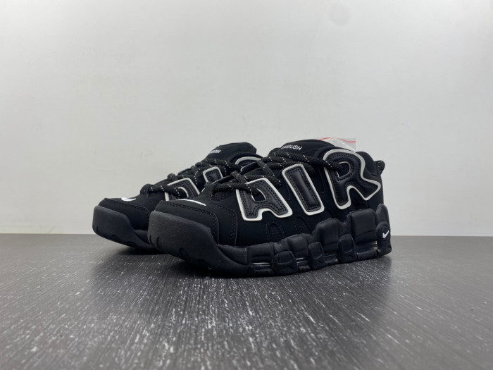AMBUSH x Nike Air More Uptempo Low “Black/White”  FB1299-001