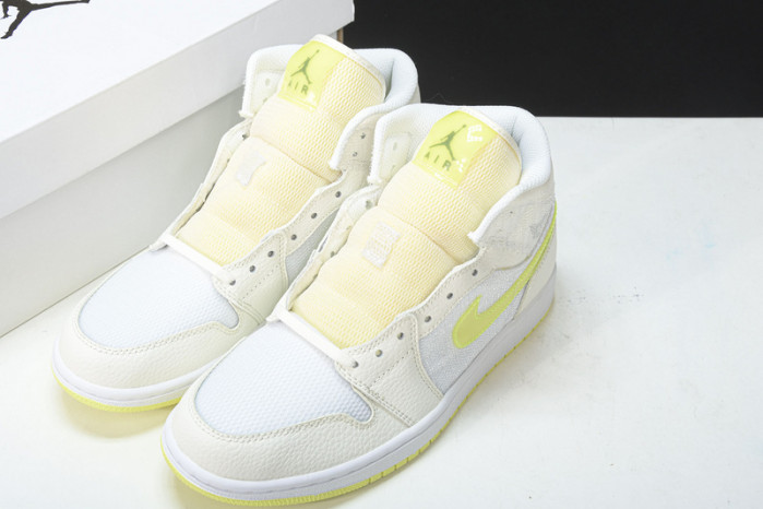 Air Jordan 1 Mid SE Voltage Yellow (W) - DB2822-107