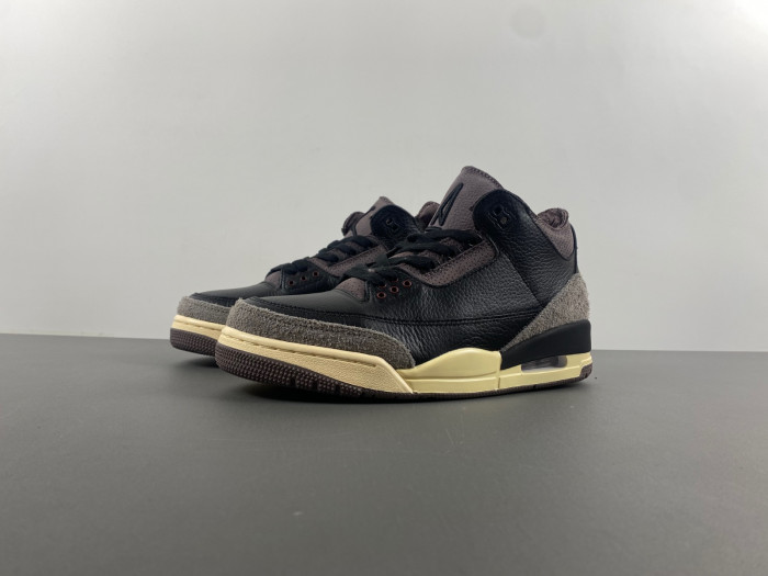 A MA MANIERE X AIR JORDAN 3  "BLACK" FZ4811-001