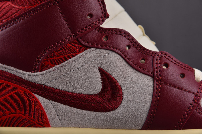 Air Jordan 1 Mid SE Tiki Leaf Team Red DZ2820-601