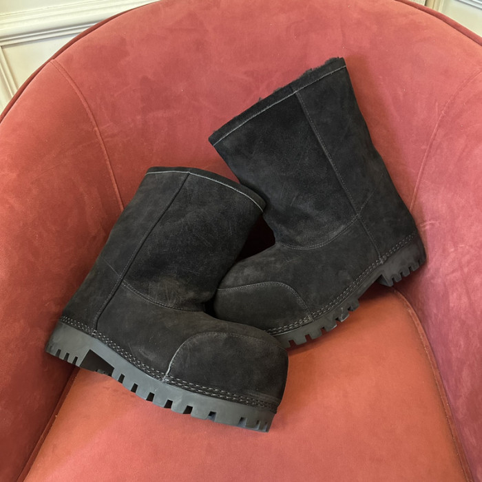 Ba1en*iaga Alaska Faux-Fur Low Boots